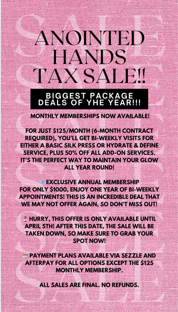 Tax Deal-24 Pack of Silk Presses or Hydrate & Services